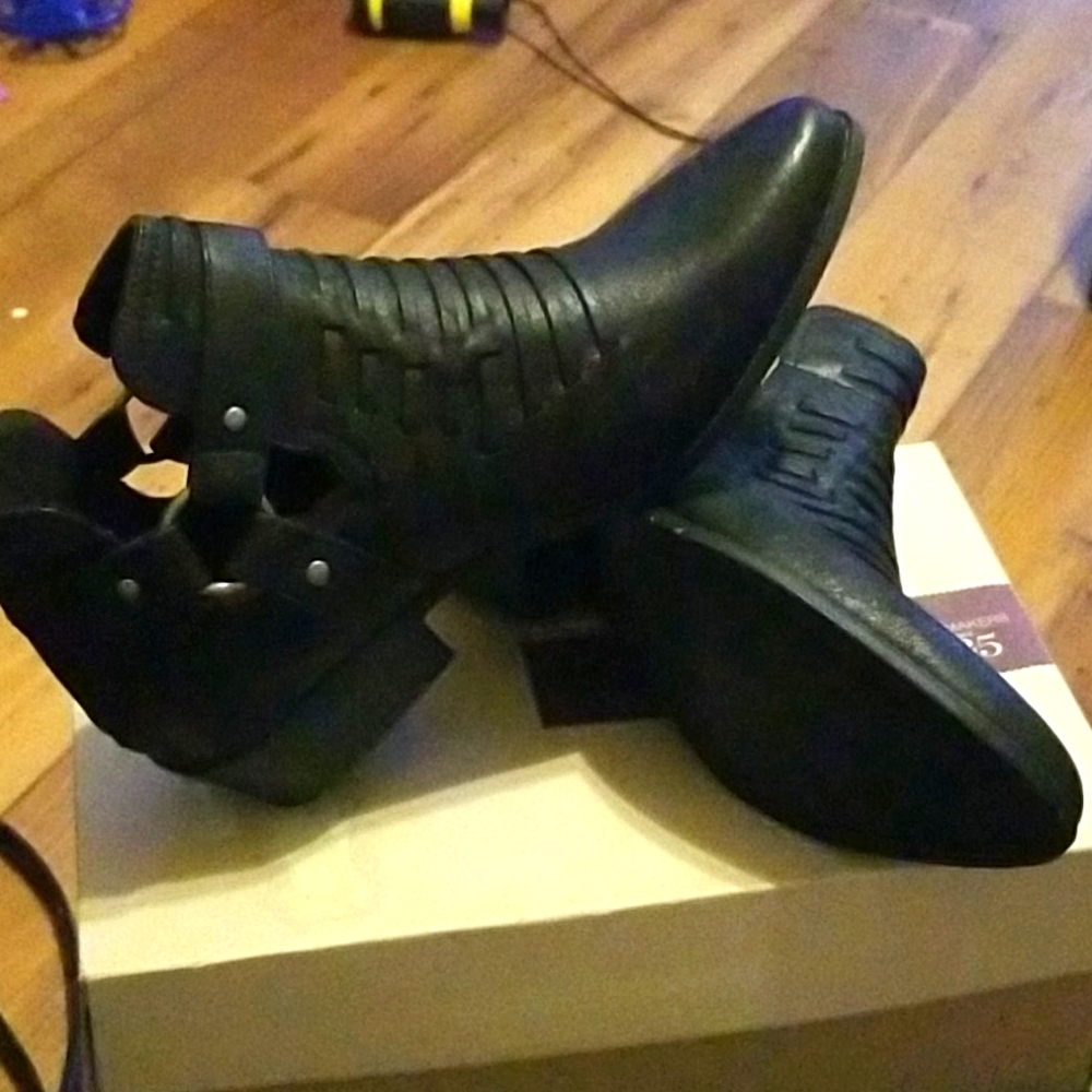 Just Fab Black Booties
